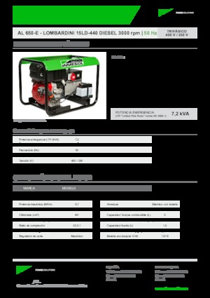 Generatori diesel INMESOL AL 650-E