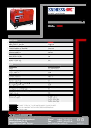 Generatori diesel Endress ESE 1408 DHG ES DI ISO DUPLEX Silent