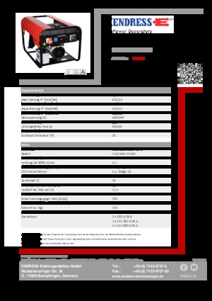 Generatori diesel Endress ESE 604 DYS ES DI