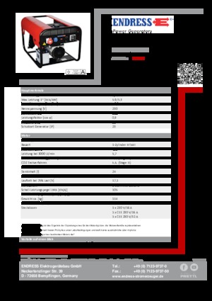 Generatori diesel Endress ESE 604 YS ES DI