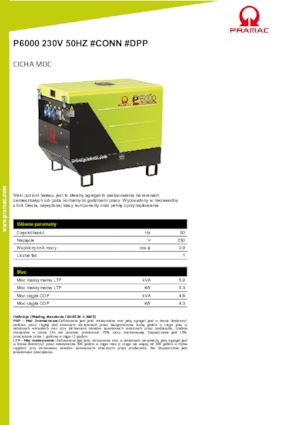 Generatori diesel PRAMAC Lifter P 6000 TYA