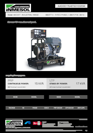 Generatori diesel INMESOL AAD-017