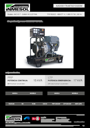 Generatori diesel INMESOL AAD-017
