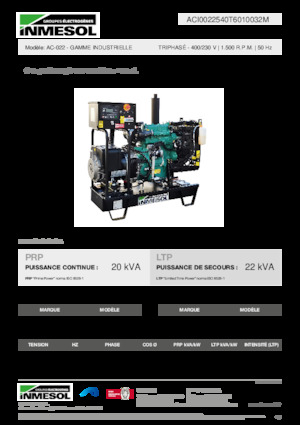 Generatori diesel INMESOL AC-022