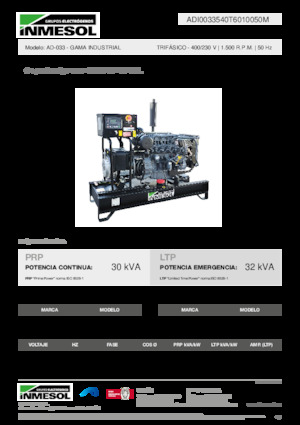 Generatori diesel INMESOL AD-033
