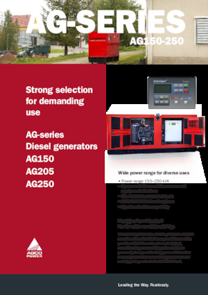 Generatori diesel AGCO Power AG150