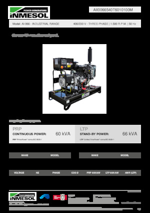Generatori diesel INMESOL AI-066