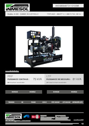Generatori diesel INMESOL AI-085