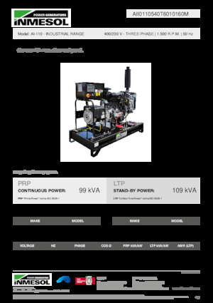 Generatori diesel INMESOL AI-110