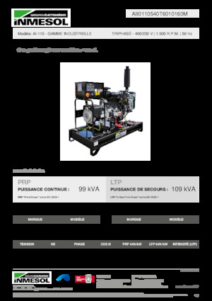 Generatori diesel INMESOL AI-110