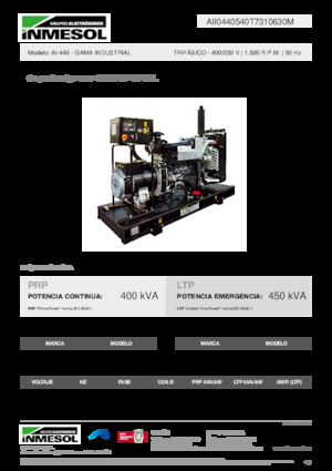 Generatori diesel INMESOL AI-440