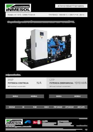 Generatori diesel INMESOL AT-1015