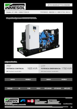 Generatori diesel INMESOL AT-1800