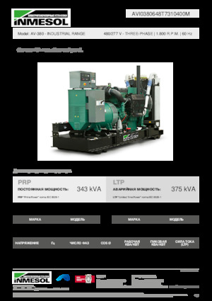 Generatori diesel INMESOL AV-380