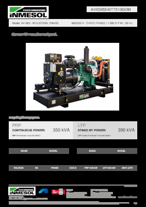 Generatori diesel INMESOL AV-385