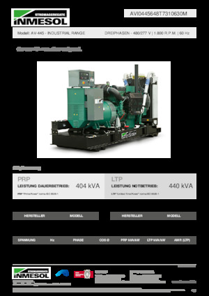 Generatori diesel INMESOL AV-445