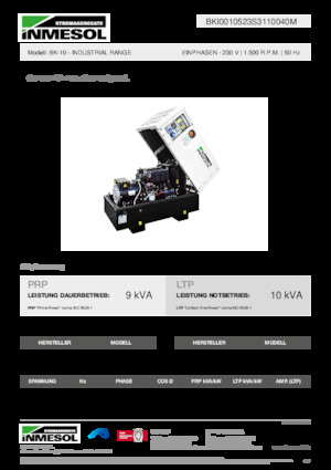 Generatori diesel INMESOL BK-10