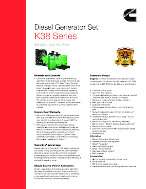 Generatori diesel Cummins C1010D5P