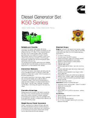 Generatori diesel Cummins C1250D5P