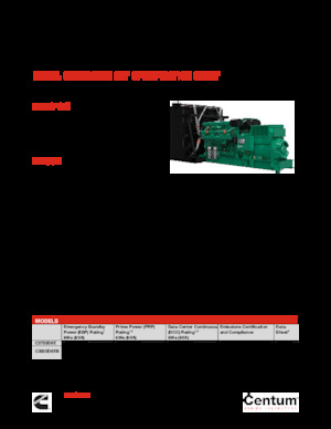 Generatori diesel Cummins C3000D6EB