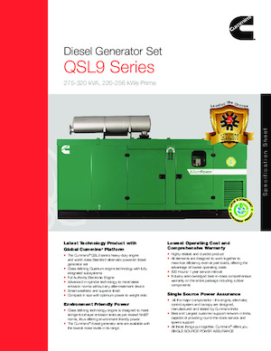 Generatori diesel Cummins C300D5P