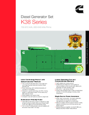 Generatori diesel Cummins C750D5P