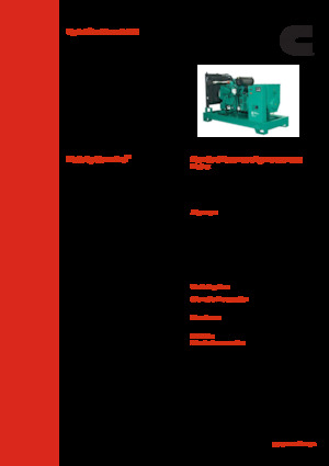 Generatori diesel Cummins C80 D5