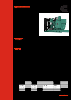 Generatori diesel Cummins C800 D6