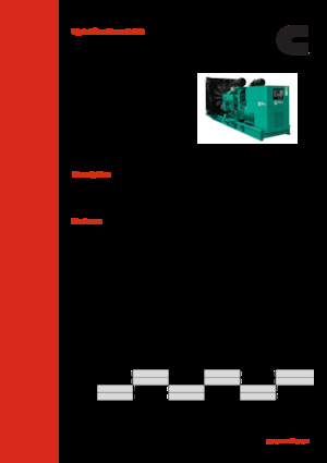 Generatori diesel Cummins C1000 D6