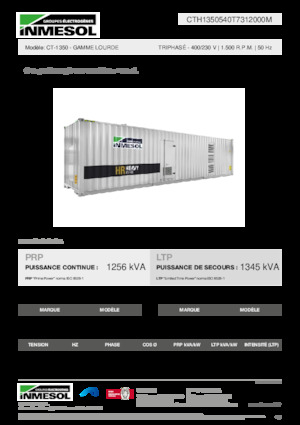 Generatori diesel INMESOL CT-1350