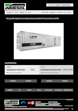 Generatori diesel INMESOL CT-1410
