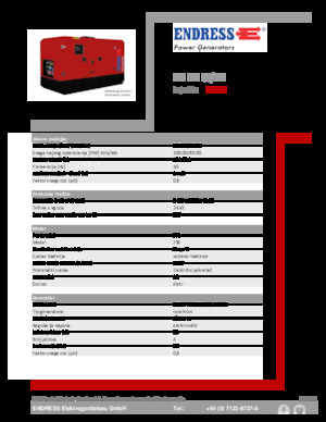 Generatori diesel Endress ESE 100 IW/MS 