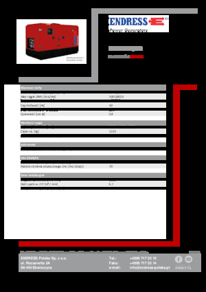 Generatori diesel Endress ESE 100 IW/MS
