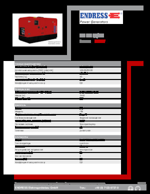 Generatori diesel Endress ESE 100 IW/MS 
