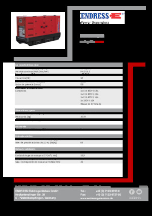Generatori diesel Endress ESE 100 IW/RS
