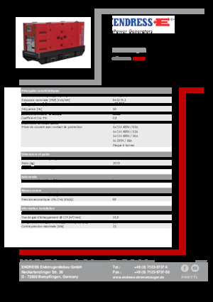 Generatori diesel Endress ESE 100 IW/RS