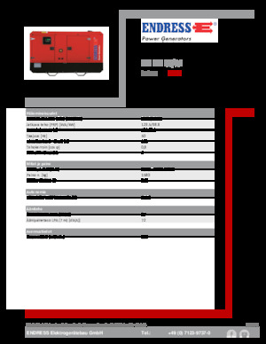 Generatori diesel Endress ESE 135 IW/AS