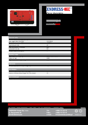 Generatori diesel Endress ESE 135 IW/AS