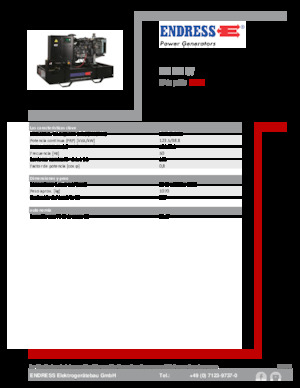 Generatori diesel Endress ESE 135 IW