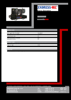 Generatori diesel Endress ESE 135 IW
