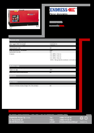 Generatori diesel Endress ESE 15 YW-B
