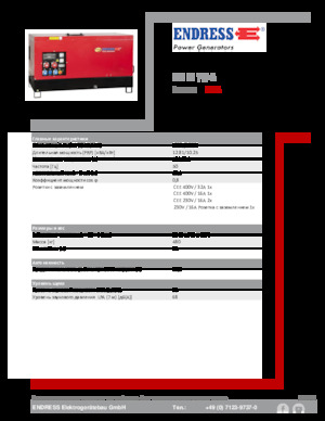 Generatori diesel Endress ESE 15 YW-B