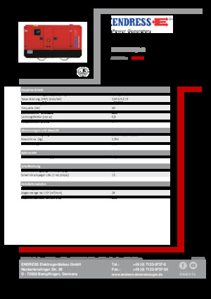 Generatori diesel Endress ESE 175 IW/AS