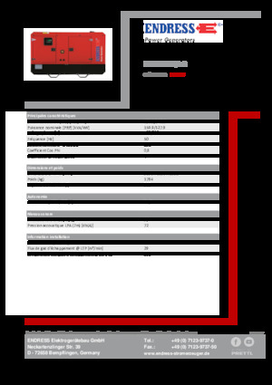 Generatori diesel Endress ESE 175 IW/AS