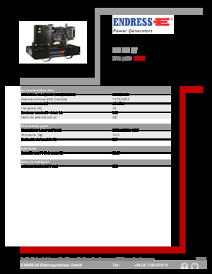 Generatori diesel Endress ESE 190 IW