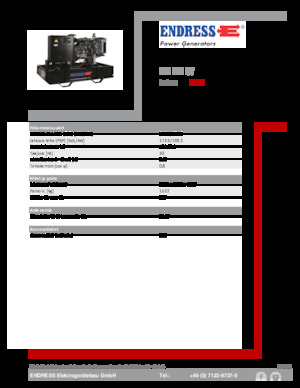 Generatori diesel Endress ESE 190 IW