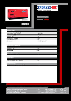 Generatori diesel Endress ESE 20 YW/AS 