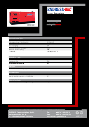 Generatori diesel Endress ESE 20 YW/AS 
