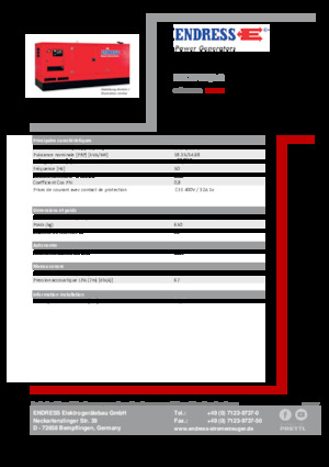 Generatori diesel Endress ESE 20 YW/AS 