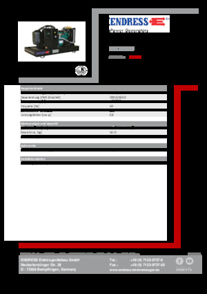 Generatori diesel Endress ESE 220 IW